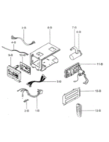 Cabinet Parts parts for Kenmore Air Conditioner 580.71122100 (58071122100, 580 71122100) from AppliancePartsPros.com