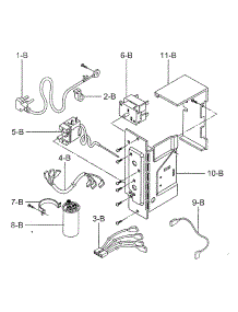 Cabinet Parts parts for Kenmore Air Conditioner 580.72053100 (58072053100, 580 72053100) from AppliancePartsPros.com