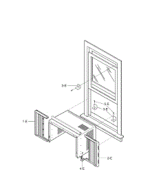 Installation Kit Assembly Parts parts for Kenmore Air Conditioner 580.72056200 (58072056200, 580 72056200) from AppliancePartsPros.com