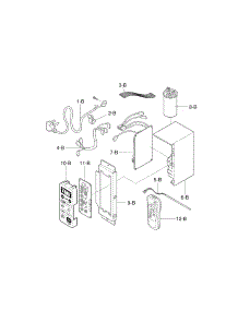 Control Box Assembly Parts parts for Kenmore Air Conditioner 580.72056200 (58072056200, 580 72056200) from AppliancePartsPros.com