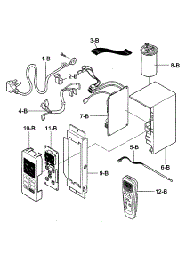 Control Box Assy parts for Kenmore Air Conditioner 580.72059200 (58072059200, 580 72059200) from AppliancePartsPros.com