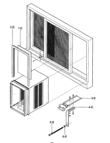 Installation Kit Parts parts for Kenmore Air Conditioner 580.72066200 (58072066200, 580 72066200) from AppliancePartsPros.com