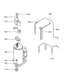 Compressor Parts parts for Kenmore Air Conditioner 580.72077200 (58072077200, 580 72077200) from AppliancePartsPros.com