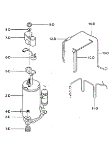 Compressor Parts parts for Kenmore Air Conditioner 580.72082200 (58072082200, 580 72082200) from AppliancePartsPros.com