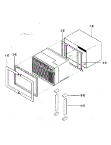 Installation Kit Parts parts for Kenmore Air Conditioner 580.72083200 (58072083200, 580 72083200) from AppliancePartsPros.com