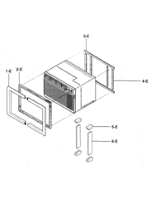 Installation Kit Assy parts for Kenmore Air Conditioner 580.72093200 (58072093200, 580 72093200) from AppliancePartsPros.com