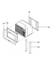 Installation Kit Parts parts for Kenmore Air Conditioner 580.72104200 (58072104200, 580 72104200) from AppliancePartsPros.com
