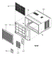 Cabinet / Front Grille Assy
