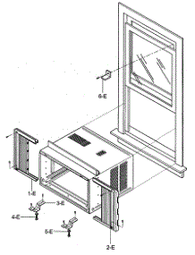 Installation Kit Asst parts for Kenmore Air Conditioner 580.72124200 (58072124200, 580 72124200) from AppliancePartsPros.com