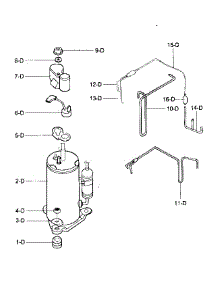 Compressor Parts parts for Kenmore Air Conditioner 580.72124300 (58072124300, 580 72124300) from AppliancePartsPros.com