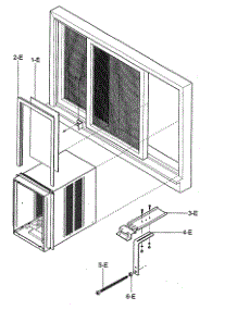 Installation Kit Assy parts for Kenmore Air Conditioner 580.72126200 (58072126200, 580 72126200) from AppliancePartsPros.com
