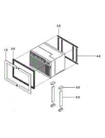 Installation Kit Parts parts for Kenmore Air Conditioner 580.72128200 (58072128200, 580 72128200) from AppliancePartsPros.com