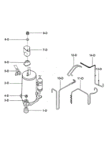 Compressor Parts parts for Kenmore Air Conditioner 580.72184200 (58072184200, 580 72184200) from AppliancePartsPros.com