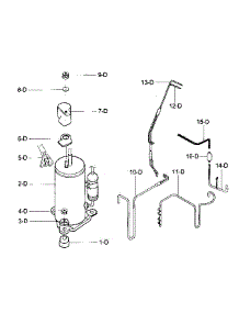Compressor Parts parts for Kenmore Air Conditioner 580.72187300 (58072187300, 580 72187300) from AppliancePartsPros.com