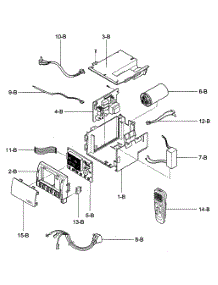 Control Box Assy parts for Kenmore Air Conditioner 580.72189200 (58072189200, 580 72189200) from AppliancePartsPros.com
