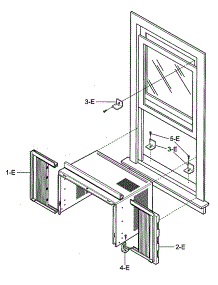 Installation Kit Assy parts for Kenmore Air Conditioner 580.73053200 (58073053200, 580 73053200) from AppliancePartsPros.com