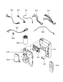 Control Box parts for Kenmore Air Conditioner 580.73069300 (58073069300, 580 73069300) from AppliancePartsPros.com