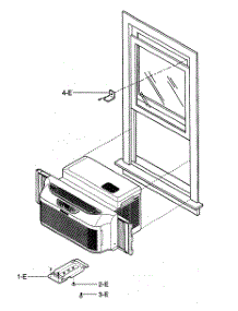 Instalation Kit parts for Kenmore Air Conditioner 580.73069300 (58073069300, 580 73069300) from AppliancePartsPros.com