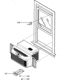Installation Kit Assy / Remote parts for Kenmore Air Conditioner 580.73069301 (58073069301, 580 73069301) from AppliancePartsPros.com