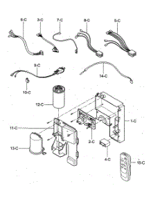Control Box Assy parts for Kenmore Air Conditioner 580.73069301 (58073069301, 580 73069301) from AppliancePartsPros.com