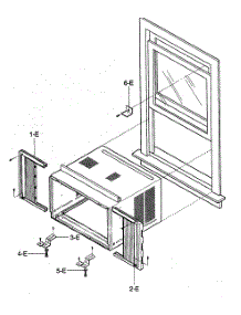Installation Kit Assy parts for Kenmore Air Conditioner 580.73089300 (58073089300, 580 73089300) from AppliancePartsPros.com