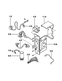 Control Box parts for Kenmore Air Conditioner 580.74053300 (58074053300, 580 74053300) from AppliancePartsPros.com