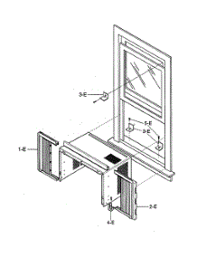 Instalation parts for Kenmore Air Conditioner 580.74053300 (58074053300, 580 74053300) from AppliancePartsPros.com