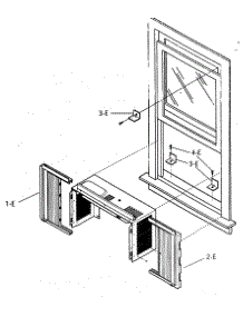 Installation Kit Assy parts for Kenmore Air Conditioner 580.74055400 (58074055400, 580 74055400) from AppliancePartsPros.com