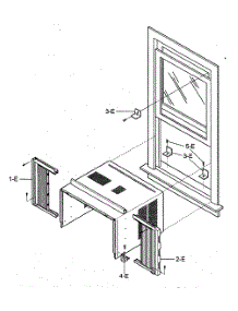 Installation Kit Assy parts for Kenmore Air Conditioner 580.74082400 (58074082400, 580 74082400) from AppliancePartsPros.com