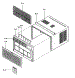 Cabinet / Front Grille Assy