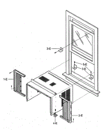 Installation Kit Assy parts for Kenmore Air Conditioner 580.74083400 (58074083400, 580 74083400) from AppliancePartsPros.com