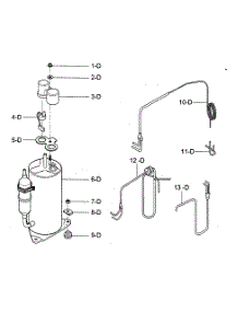 Compressor Parts parts for Kenmore Air Conditioner 580.74093400 (58074093400, 580 74093400) from AppliancePartsPros.com