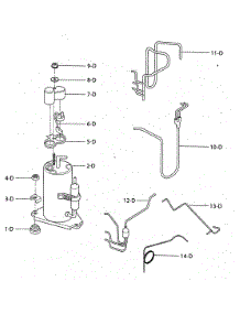 Compressor Parts parts for Kenmore Air Conditioner 580.74100400 (58074100400, 580 74100400) from AppliancePartsPros.com
