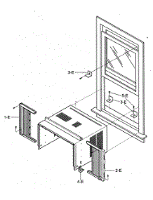 Installation Kit Assy parts for Kenmore Air Conditioner 580.74100400 (58074100400, 580 74100400) from AppliancePartsPros.com
