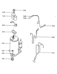 Compressor Parts parts for Kenmore Air Conditioner 580.74107400 (58074107400, 580 74107400) from AppliancePartsPros.com