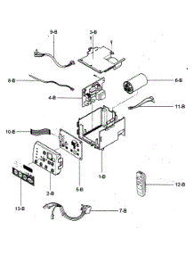 Control Box Assy parts for Kenmore Air Conditioner 580.74107400 (58074107400, 580 74107400) from AppliancePartsPros.com