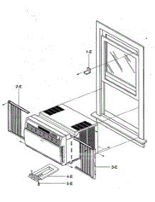 Installation Kit Assy parts for Kenmore Air Conditioner 580.74109400 (58074109400, 580 74109400) from AppliancePartsPros.com