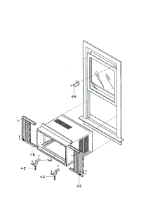Installation Kit parts for Kenmore Air Conditioner 580.74121300 (58074121300, 580 74121300) from AppliancePartsPros.com
