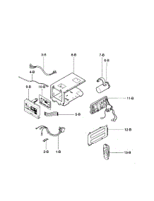 Control Box parts for Kenmore Air Conditioner 580.74121300 (58074121300, 580 74121300) from AppliancePartsPros.com