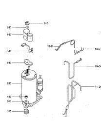 Compressor Parts parts for Kenmore Air Conditioner 580.74122400 (58074122400, 580 74122400) from AppliancePartsPros.com