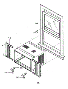 Installation Kit Assy parts for Kenmore Air Conditioner 580.74122400 (58074122400, 580 74122400) from AppliancePartsPros.com