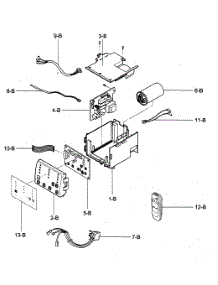 Control Box Assy parts for Kenmore Air Conditioner 580.74122400 (58074122400, 580 74122400) from AppliancePartsPros.com