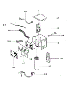 Control Box parts for Kenmore Air Conditioner 580.74123300 (58074123300, 580 74123300) from AppliancePartsPros.com