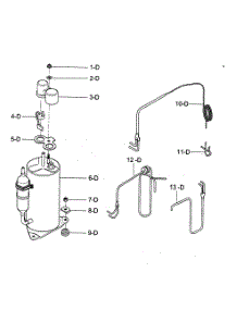 Compressor Parts parts for Kenmore Air Conditioner 580.74124400 (58074124400, 580 74124400) from AppliancePartsPros.com