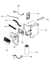 Control Box Assy parts for Kenmore Air Conditioner 580.74124400 (58074124400, 580 74124400) from AppliancePartsPros.com