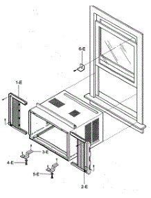 Installation Kit Assy parts for Kenmore Air Conditioner 580.74125400 (58074125400, 580 74125400) from AppliancePartsPros.com