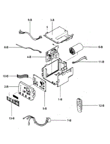 Control Box Assy parts for Kenmore Air Conditioner 580.74156400 (58074156400, 580 74156400) from AppliancePartsPros.com