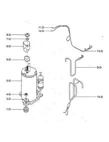 Compressor Parts parts for Kenmore Air Conditioner 580.74184400 (58074184400, 580 74184400) from AppliancePartsPros.com