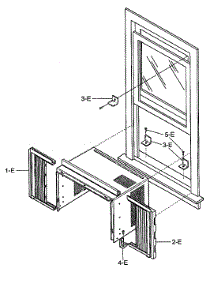 Instalation Kit parts for Kenmore Air Conditioner 580.75051500 (58075051500, 580 75051500) from AppliancePartsPros.com