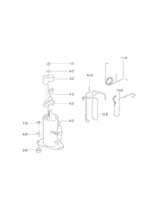 Comperssor Parts parts for Kenmore Room Air Conditioner 580.75051800 (58075051800, 580 75051800) from AppliancePartsPros.com
